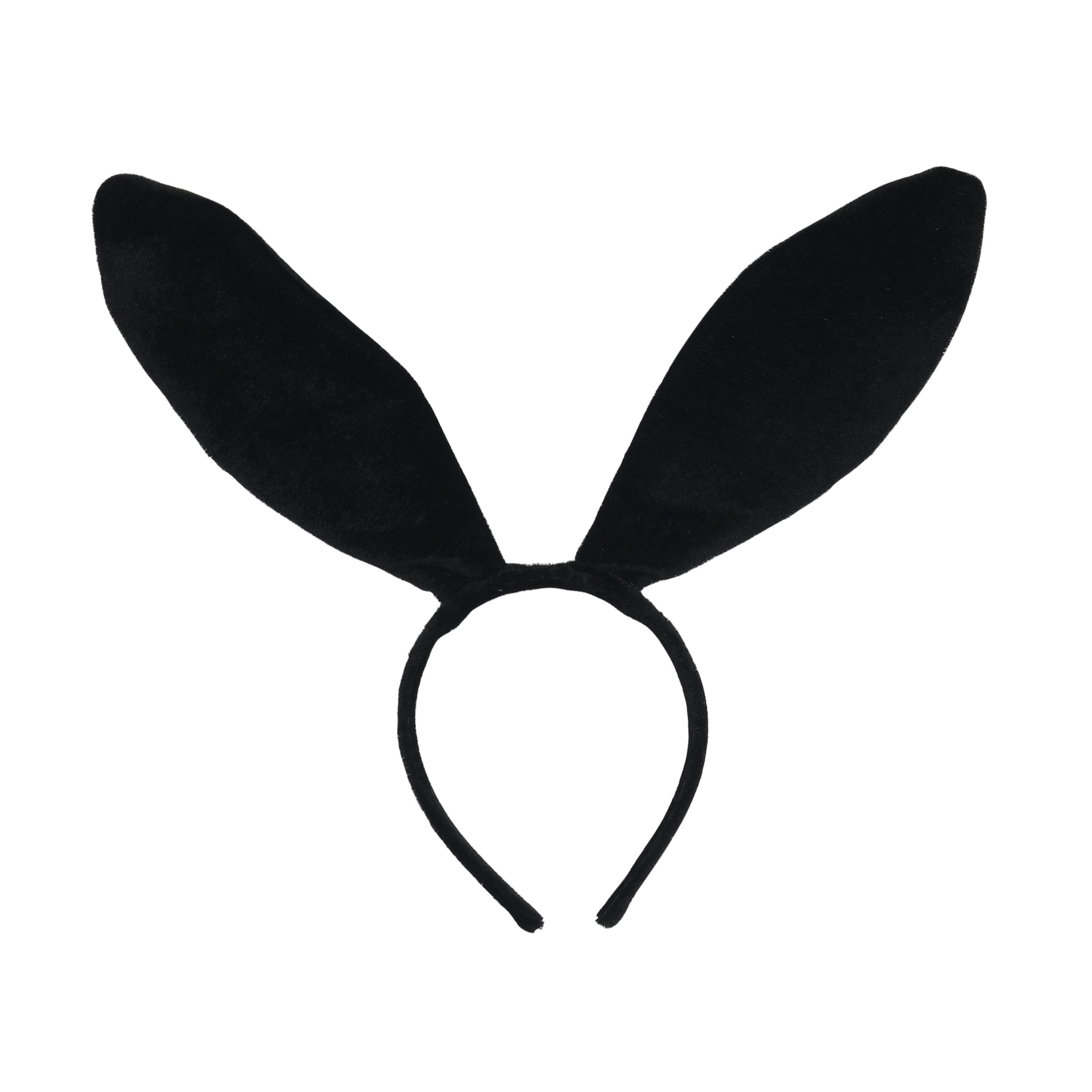 Bunny Costume Accessory Kit for Adults, Black, 3 Pieces, Halloween by Way To Celebrate