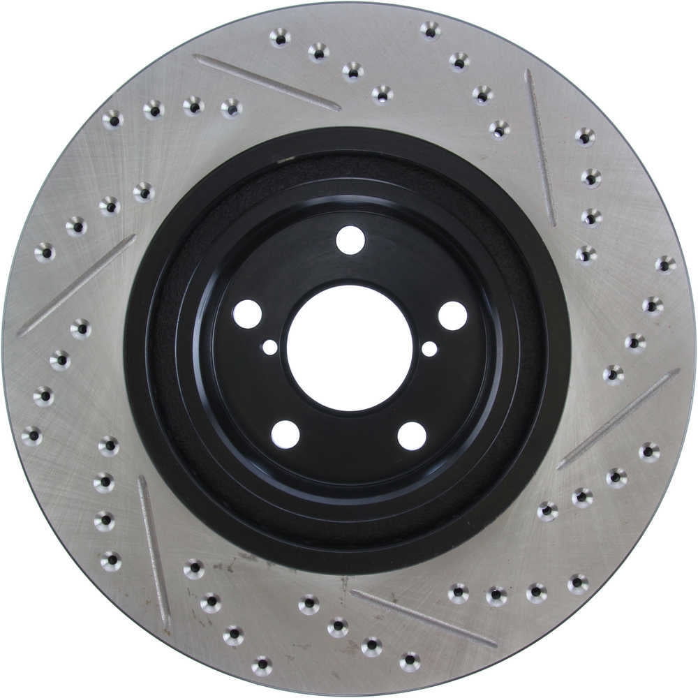 StopTech Slotted & Drilled Sport Brake Rotor Fits select: 2009-2018 SUBARU FORESTER, 2016-2017 SUBARU CROSSTREK