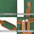 thumbnail image 6 of Tirrinia Insulated 4 Bottle Wine Carrier Tote Cooler Bag for Travel Picnic Padded Champagne Glass Carrying Case Leather, 6 of 7
