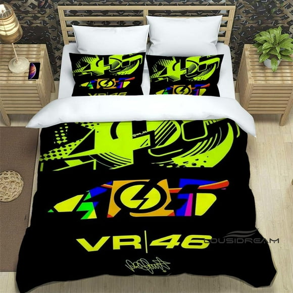 Bed Sheetsing VR- Bedding Set Exquisite Material Set Duvet Cover Bedding Set Luxury Birthday Gift 3-Piece
