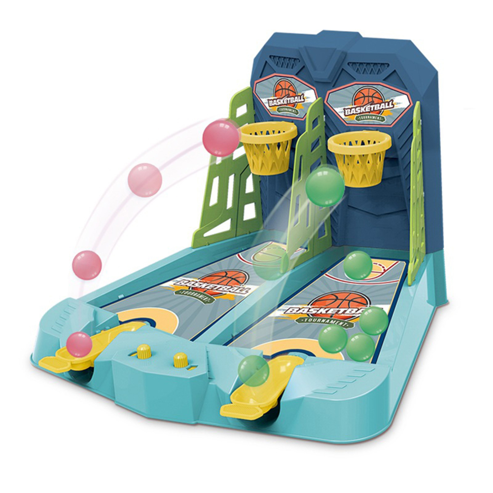 Mini Basketball Shooting Game Kid's Double Tabletops Pinball Game Toy Gifts Mini Basketball