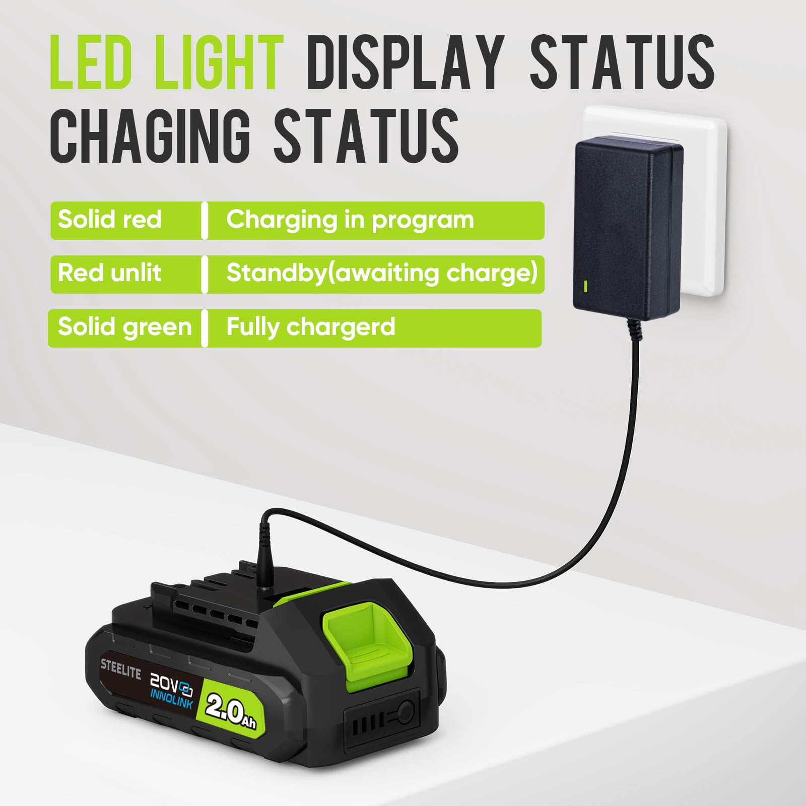 Steelite 21V Cordless Leaf Blower,150 MPH 600 CFM,Electric Leaf Blower with 2 x 2.0Ah Battery Packs and Charger,Lightweight Battery Powered Leaf Blower for Lawn Care, Patio Cleaning