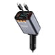 thumbnail image 1 of Cargador de coche MQOUNY retráctil 5 en 1, rápido, 60 W, Bluetooth 5.3, 1 of 7