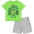 thumbnail image 2 of PJ Masks Gekko Toddler Boys T-Shirt and Mesh Shorts Outfit Set Toddler to Big Kid, 2 of 5
