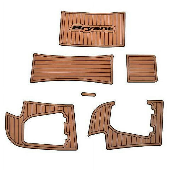 Bryant Boat Non-Skid Decking Mat BRY-13123 | Mocha Brown (Set of 6)