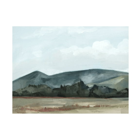 Trademark Fine Art Emma Scarvey Farmhouse View I Canvas Wall Art - 14x19