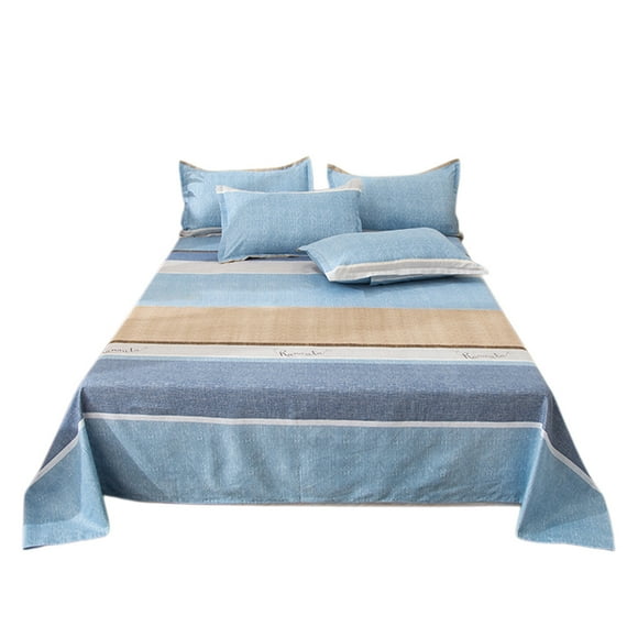 Bedding Comforter Sets Bedding Sets Large Size All Season Bedding Sheet Comforters Sets with 2 Pillow Cases 3 Pcs Set Bed Sheets Pillowcases Shrinkage and Fade Resistants Easy Care