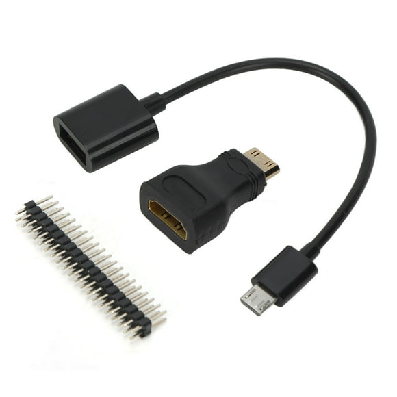 For Raspberry Pi Zero W Kit,Mini HD to HD For Raspberry Pi Zero Kit For Raspberry Pi Zero W Pin Kit Sleek Aesthetic