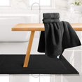 thumbnail image 2 of Toallas de Baño Hearth & Harbor 100% Algodón Peinado Negro, 2 of 9