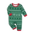 thumbnail image 2 of Aunavey Family Matching Christmas Pajamas Xmas Tree Jammies Clothes Sleepwear Long Sleeve Pjs, 2 of 8