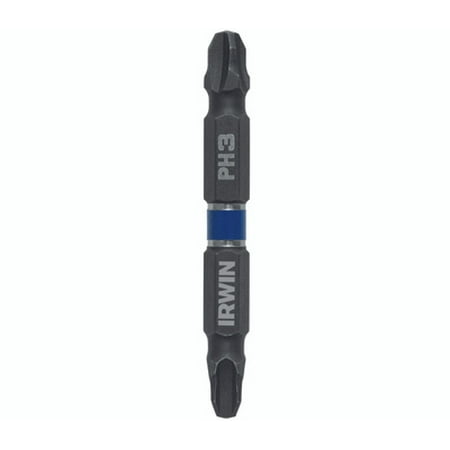 

Irwin IWAF32DEPH32 1870984 Power Bit #3 Drive Phillips Drive 1/4 in Shank Hex Shank 2-3/8 in L High-Grade Steel