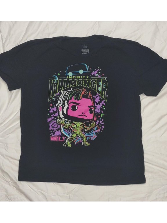 Infinity Killmonger Used Tee- Size XL
