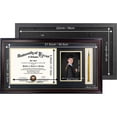 thumbnail image 2 of GraduationMall Mahogany Certificate Diploma Frame with Tassel Holder, 8.5 x 11 Certificate, 5 x 7 Photo, 2 of 6