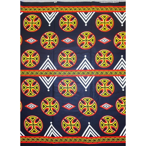 Atoghu Toghu African Fabric by The Yard, Cotton Ankara, Mud Cloth Print, Ndop, Bamileke, Bamenda, Cameroon Traditional Wedding Clothing, Decor, Upholstery, Quilting, Craft, Sewing