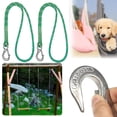 thumbnail image 1 of Suspension Swing Attachment, 50cm Length, SuitableforOutdoor Tree Hanging And Playgrounds, Set With Stainless Hook, 2pc Swing Hanging Straps, Tree Swing Rope Attachment 50cm, 1 of 9