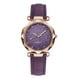 thumbnail image 1 of Reloj de cuarzo para mujer, relojes para mujer, relojes para mujer, conjunto de pulsera con flores, reloj de pulsera para mujer, reloj de cuarzo casual de cuero., 1 of 3