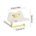 thumbnail image 3 of CEHVOM Wet Tissue Storage Box Bathroom Tissue Box Wall Mounted Toilet Tissue Rack Bathroom Non Perforated Toilet Paper Box, 3 of 6