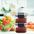 thumbnail image 2 of Rubbermaid Brilliance Food Storage Container, Mini, 0.5 Cup, Clear, 1989462, 2 of 6
