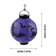 thumbnail image 2 of Cififendec Halloween Paper Lanterns, Light Up Hanging Themed Paper Lantern Props for Night Party Decor and Porch Hanging Ornament, 9.84"×7.87", 2 of 7