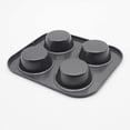 thumbnail image 2 of Langtuo Muffin Pan Non Stick & Heat-Resistant 4-Cup for Home Kitchen Oven, 2 of 6