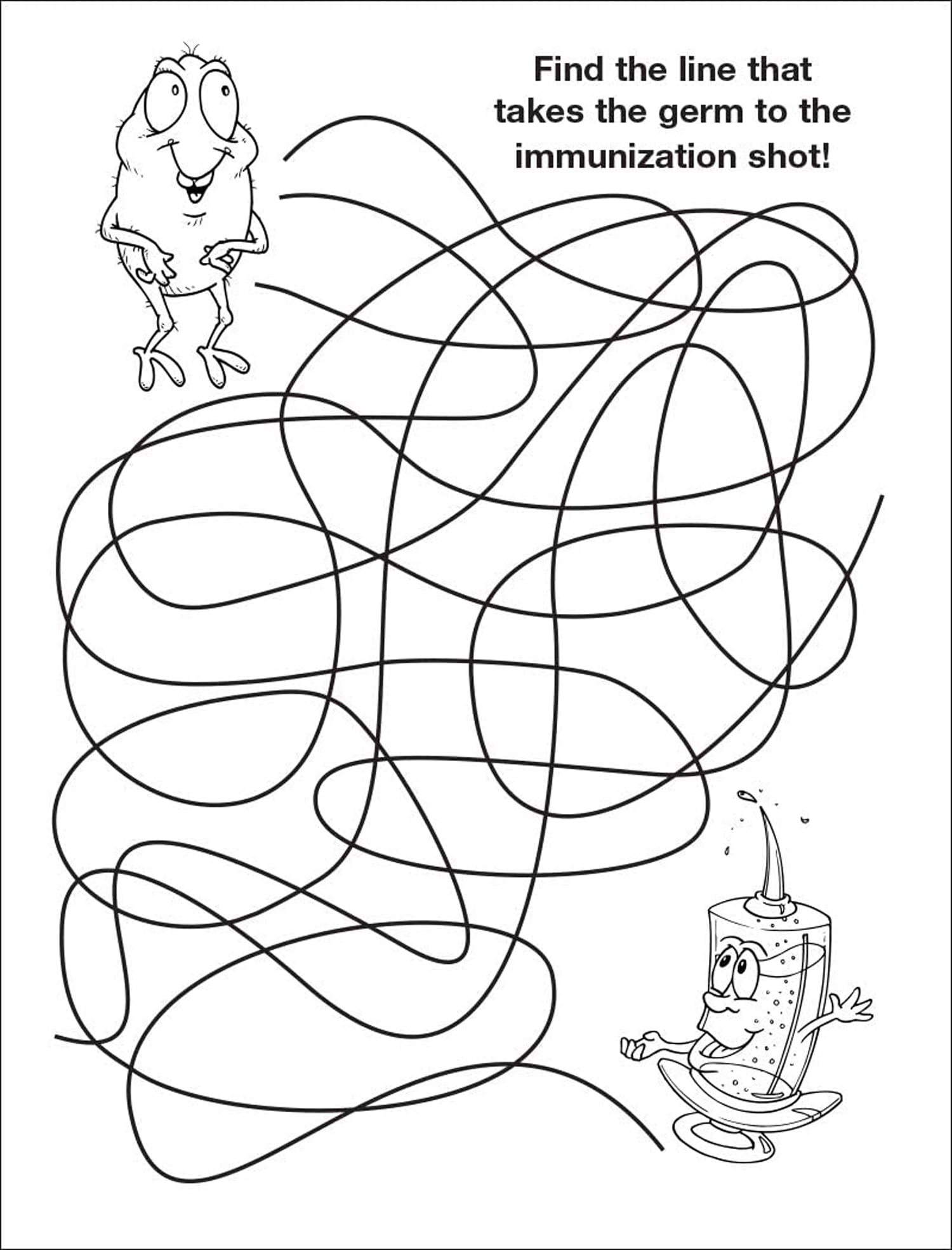 ZoCo 25-Pack Learn About Immunization Coloring & Activity Books, 16 Pages
