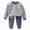 H154-Navy, variant on TOWED22 Infant Newborn Toddler Girl Clothing Set Long Sleeve Round Neck Sweatshirt Joggers Pants 2pcs Outfits Daily(Light Blue,7-8 Y)