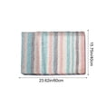 thumbnail image 3 of Dvumao Bathroom Rugs, Concise Colorful Striped Faux Pashm Floor Mat Bathroom Sink Area Skidproof Mat Living Room Entryway Doormat, Mom Gifts, 3 of 6