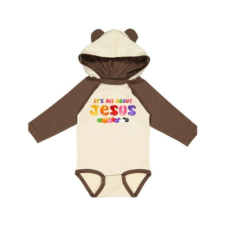 

Inktastic Jelly Bean Jesus Gift Baby Boy or Baby Girl Long Sleeve Bodysuit