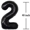 thumbnail image 2 of Rose Gold 30 Number Balloons Big Giant Jumbo Large Number 30 Foil Mylar Balloons for Women Men 30th Birthday Party Supplies 30 Anniversary Events Deco, 2 of 4
