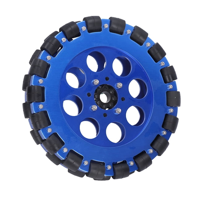 Rueda Omni, Ruedas Omnidireccionales De Alta Resistencia Neumático De Silicona Eje De aleación De Aluminio De Funcionamiento Estable Para Bricolaje