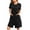 Black, variant on Reduced,Women's Robe Comfy Zip Up Robes Short Solid Bathrobe Lightweight Knee Length Housecoat Soft Loungewear for Ladies with Pockets Nightgown(Black,S)