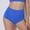 Blue2, variant on High Waisted Pure Cotton Ribbed Briefs for Women Full Coverage Panties Soft Stretchy Breathable Underwear No Show Tummy Control Multipack S-XXL, White,XL