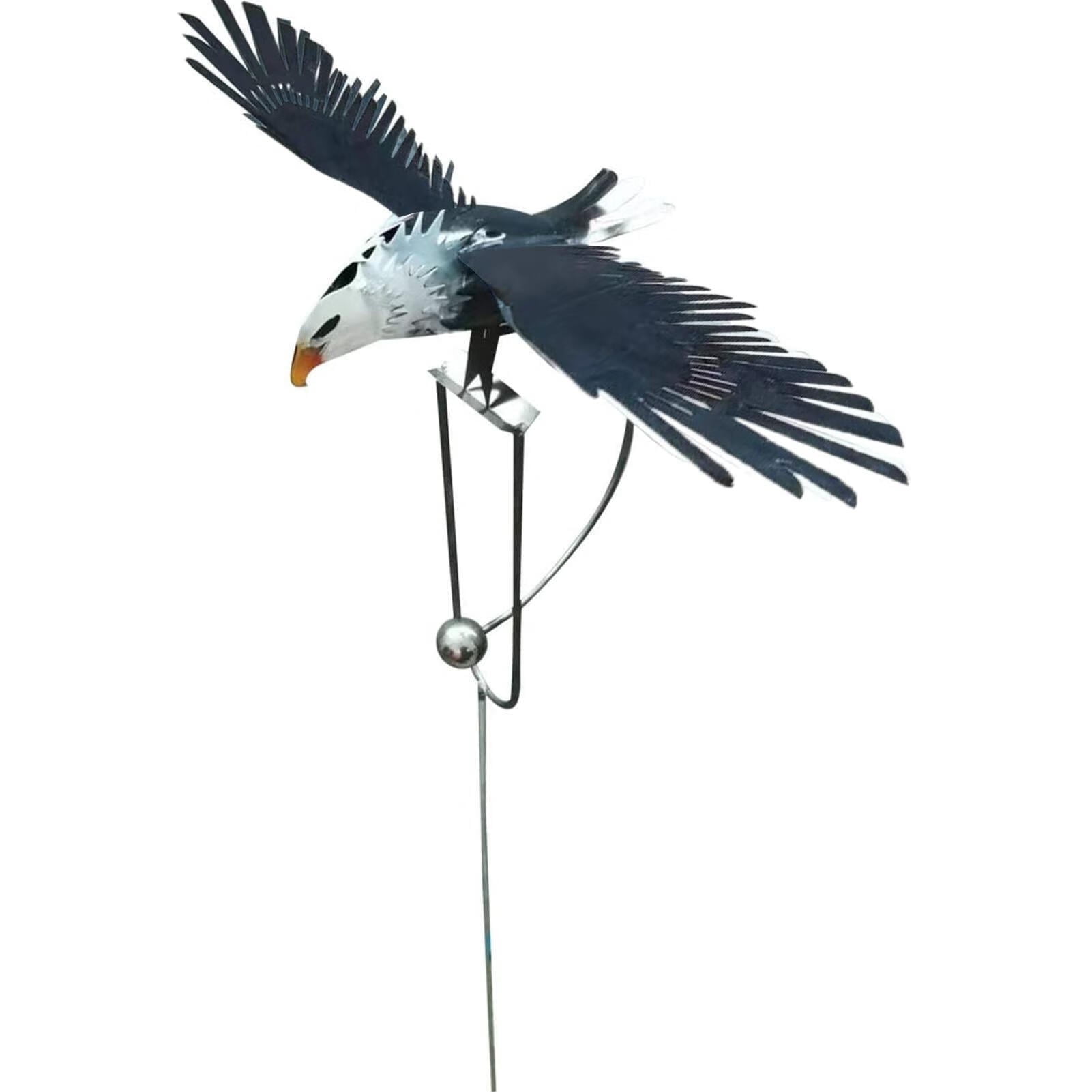 Bald Eagle Garden Statue Durable Garden Stake Rocker Eagle Garden Art