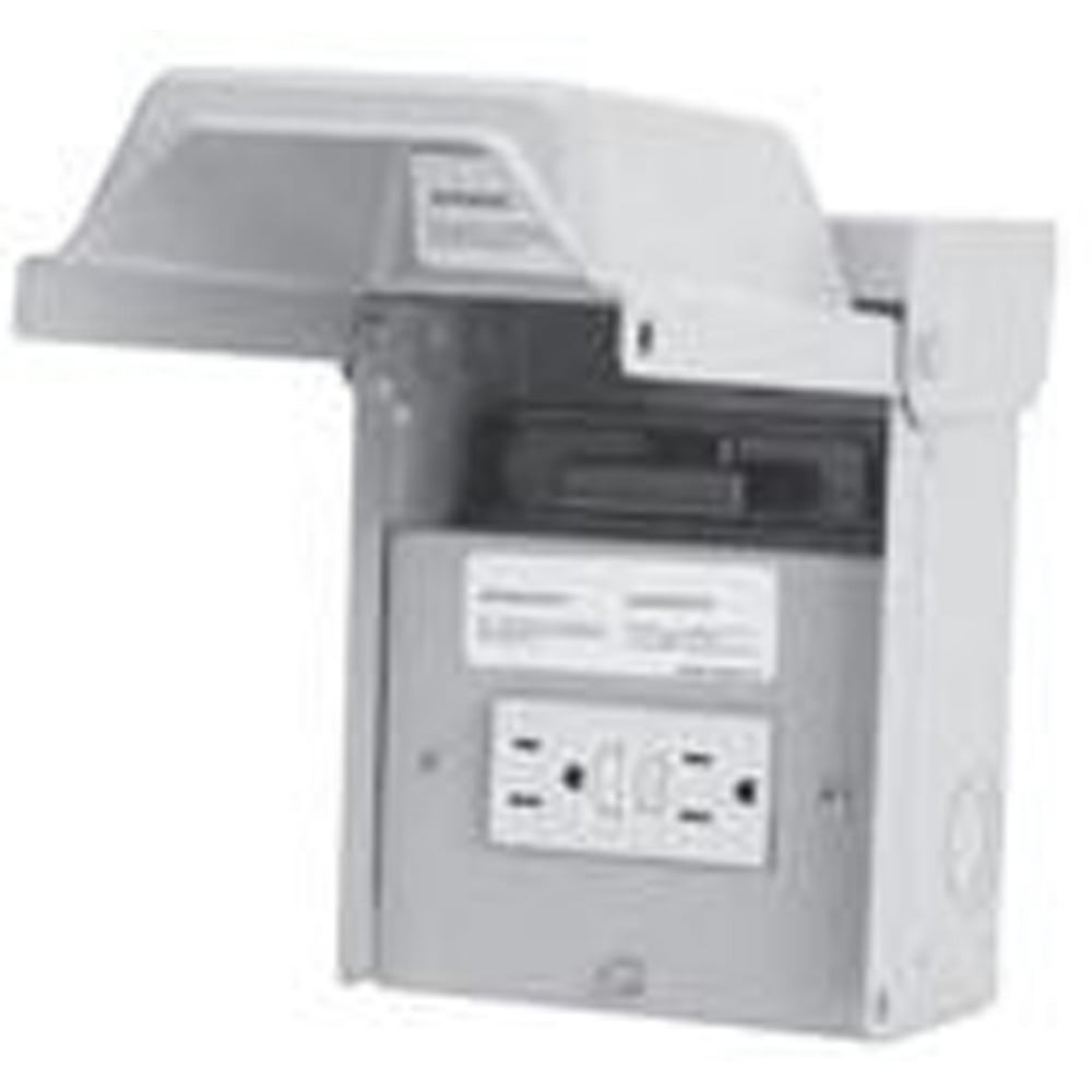 Midwest U065P010 Disconnect Switch, Pullout, 60A, 1P, 240VAC, GFCI