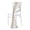 Beige and White, variant on 10/50 pcs as Chiffon Chair Sashes Wedding Chair Decoration for Aisle Party Banquet Event,17x275cm long-white