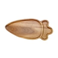 thumbnail image 2 of Bandeja de madera para servir, organizador de platos de madera, bandeja rústica para servir, bandeja de comida para forma de zanahoria, 2 of 9