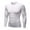 White, variant on JIUKE Sweatshirts for Men Long Sleeve Athletic Workout T-Shirts Quick Drying Undershirts Slim Fitted Gym Tops
