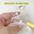 thumbnail image 4 of UYUH ‌Adjustable Knitting Loop Crochet Ring Ergonomic Yarn Holder for Knitting & Crocheting Smooth Glide Craft Tool for DIY Projects‌, 4 of 9