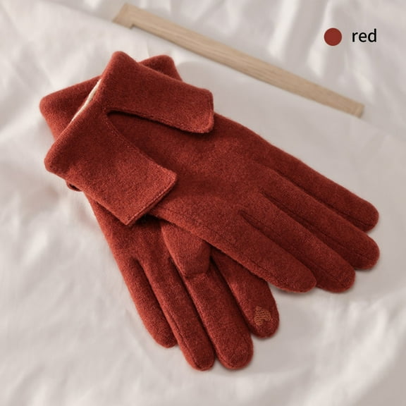 hengsof Womens Gloves WinterTexting Phone Windproof Gloves for Women Fleece Lined Thick Warm Gloves
