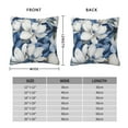 thumbnail image 4 of YFYANG Square Decorative Throw Pillow Case (Without Pillow Insert), Magnolia Flower Pattern Bedroom Sofa Car Cushion Cover, 18"x18", 4 of 9
