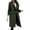 Green, variant on Lovskoo Womens Winter Coats Pea Coat Casual Double Breasted Outwear Cardigan Slim Coat Overcoat Trench Coat Black