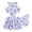Purple, variant on Gyujnb Cartoon Print Two-Piece Swimsuit, Cute Halter Tankini with Skirted Bottom (Toddler,Little Girls),3-4 Years