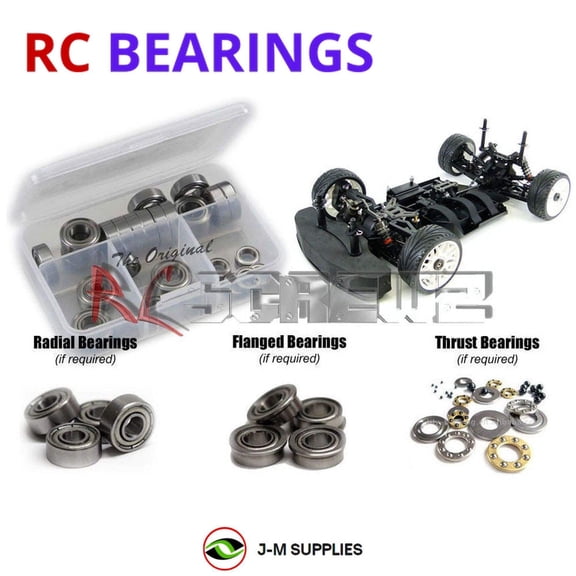RCScrewZ Metal Shielded Bearing Kit ofn061b for Ofna Ultra GTP 2e Electric 1/8th RC Car | PRO