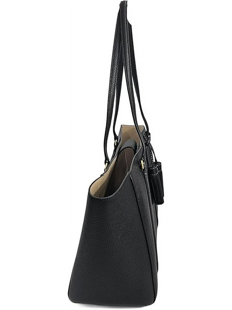 Tory Burch 144689 Thea Black With Gold Hardware Leather Women's