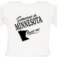 thumbnail image 4 of Inktastic Someone in Minnesota Loves Me Boys or Girls Long Sleeve Baby Bodysuit, 4 of 5