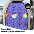 thumbnail image 4 of Goofa Purple Snowflake Elegance Pattern Car Back Seat Protector for Kids (2 Pack) ,Anti-kick Storage Mat for Car Seats,Shields from Footprints, 4 of 6