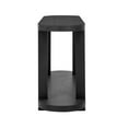 thumbnail image 5 of EUROCO 63" Long Console Table,Narrow Entryway Table Behind Sofa Table with Open Storage Shelves for Hallway,Living Room, Foyer,Black, 5 of 7