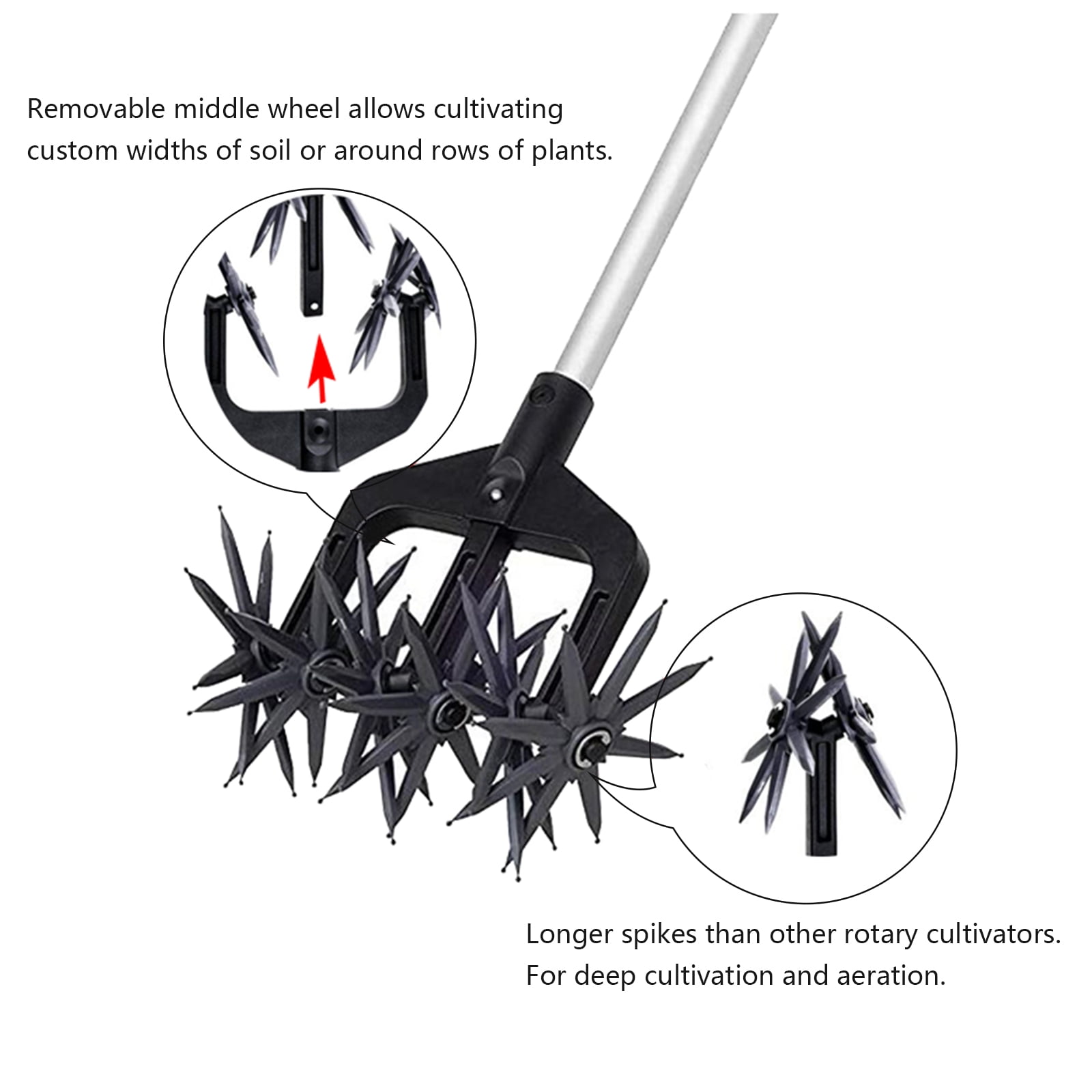 Buy Cultivator Tool,Soil Turning Tool With 3 Roots Reinforced Tines