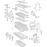 volvo s60 engine crankshaft main bearing