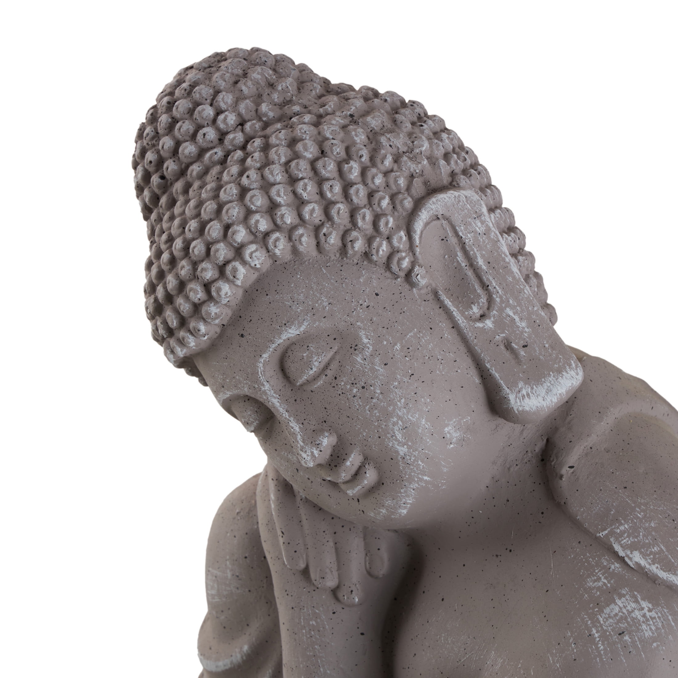 DecMode 20" Indoor Outdoor Meditating Buddha Garden Sculpture